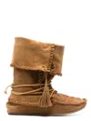 Isabel Marant Winki Boots In Leather Brown