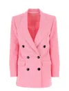 Isabel Marant Women Pink Wool Oversize Nevim Blazer