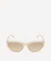 Isabel Marant Women's Yellow Acetate Cat Eye Sunglasses In Neutral