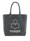 Isabel Marant Women Yenky Small Canvas Tote In Multicolor