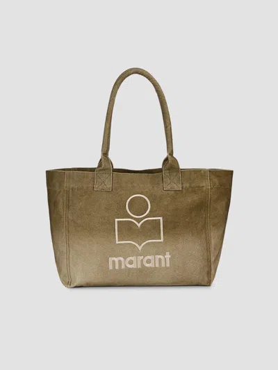 Isabel Marant Women's Yenky Small Tote Bag In Dark Khaki