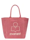 Isabel Marant Yenky Logo Printed Tote Bag In Red