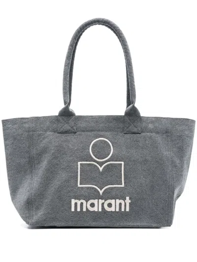 Isabel Marant Women Yenky Zipped Canvas Tote Bag In Multicolor