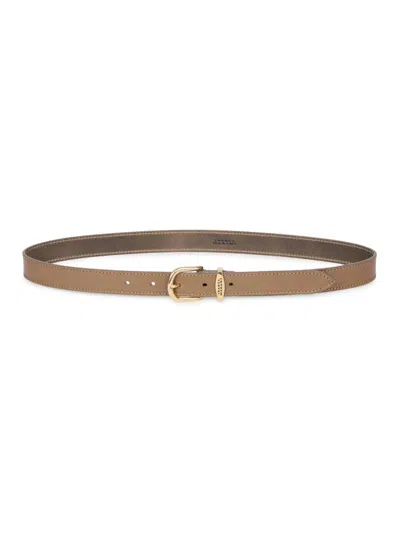 Isabel Marant Women's Zadd Leather Belt In Brown