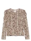 Isabel Marant Women's Zarga Printed Silk Top