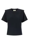 Isabel Marant Woman T-shirt Black Size L Cotton In Blue