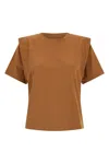 Isabel Marant Cotton T-shirt In Brown