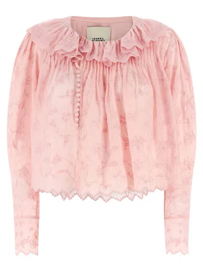 Isabel Marant Women's Zelly Top In Pink
