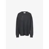 Isabel Marant Womens Anthracite Atrium Cassandre Ring Brushed Knitted Jumper In Gray