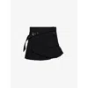 Isabel Marant Womens Black Atrium Maddy Pinstripe Cotton-blend Mini Skirt In Black