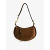 Isabel Marant Womens Bronze Oskan Moon Leather Shoulder Bag In Brown