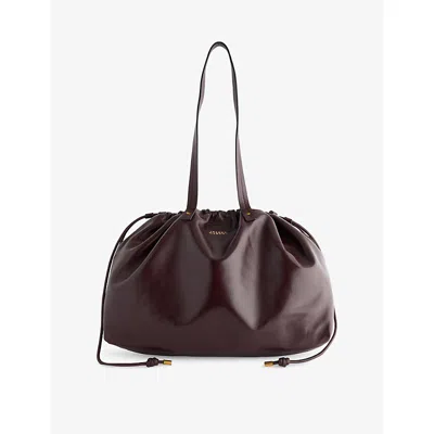 Isabel Marant Womens Burgundy Im Silven Leather Tote
