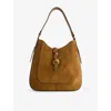 Isabel Marant Altay Hobo Suede Calfskin Leather Bag In Cognac