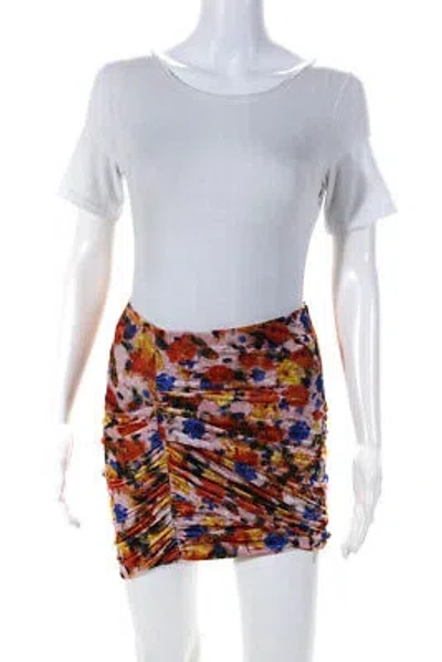 Pre-owned Isabel Marant Womens Guilayo Skirt - Orange Size 34