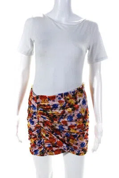 Pre-owned Isabel Marant Womens Guilayo Skirt - Orange Size 40