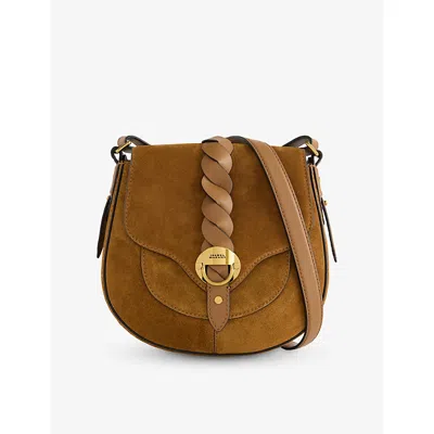 ISABEL MARANT WOMENS COGNAC ALTAY SMALL SUEDE SHOULDER BAG