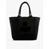 Isabel Marant Womens  Yenky Logo-print Cotton Tote Bag In Black