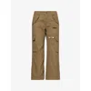 Isabel Marant Womens Khaki Josine Cargo-pocket Cotton Trousers In Brown