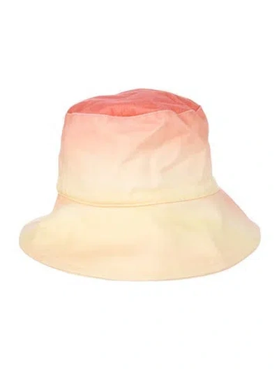 Pre-owned Isabel Marant Womens Orange Cotton Bucket Hat
