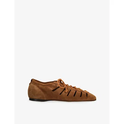 Isabel Marant Leyza Gd Ballet Flats -  - Leather - Brown