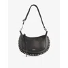Isabel Marant Womens Vintage Brown Oskan Moon Leather Shoulder Bag In Brown