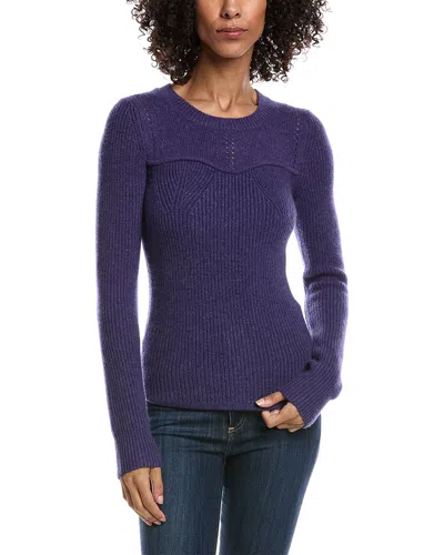 Isabel Marant Wool & Cashmere-blend Sweater In Purple