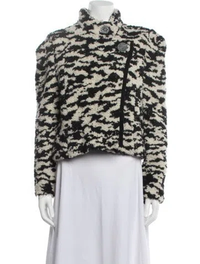 Pre-owned Isabel Marant Wool Animal Print Jacket In Multicolor