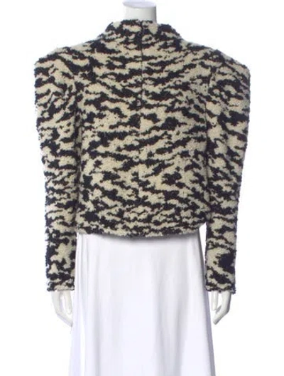 Pre-owned Isabel Marant Wool Animal Print Sweater In Neutral