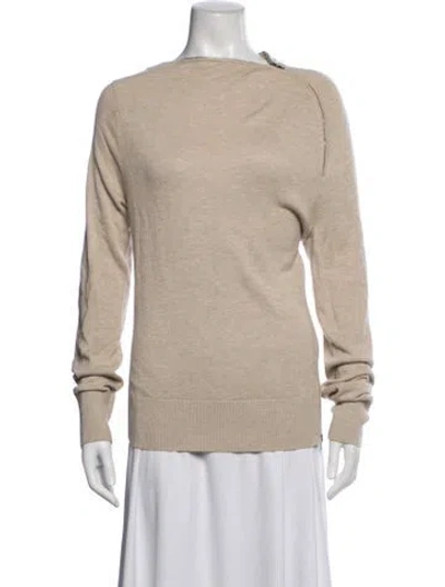 Pre-owned Isabel Marant Wool Asymmetrical Sweater In Neutrals