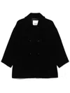 Isabel Marant Wool Blend Caban In Black