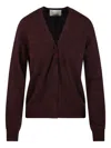 Isabel Marant Wool Blend Cardigan In Red