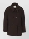 Isabel Marant Fiby Double Breasted Wool Blend Coat Clothing In Brown