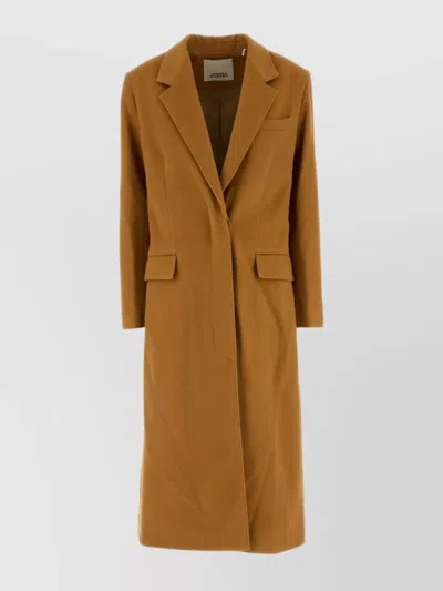 Isabel Marant Wool Blend Ellenita Coat With Back Vent