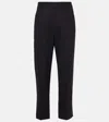 Isabel Marant Wool-blend Straight Pants In Black