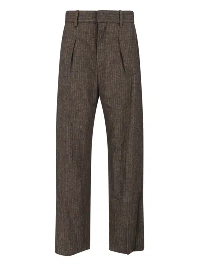 ISABEL MARANT WOOL BLEND STRAIGHT PANTS