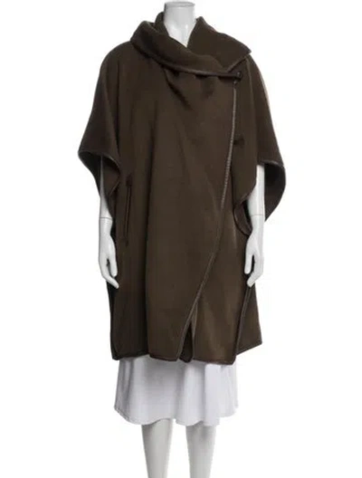 Pre-owned Isabel Marant Wool Cape In Brown