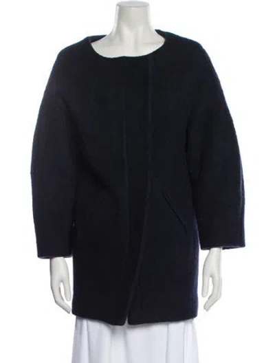 Pre-owned Isabel Marant Wool Coat In Blue