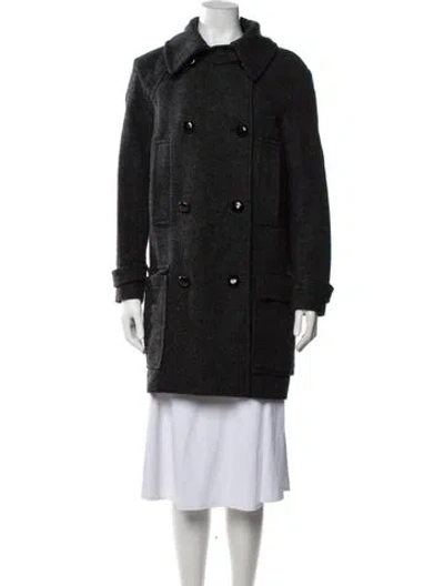 Pre-owned Isabel Marant Wool Coat In Blue