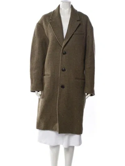 Pre-owned Isabel Marant Wool Coat In Green