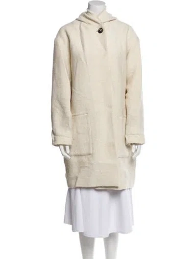 Pre-owned Isabel Marant Wool Coat In Neutral