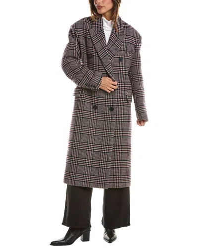 Isabel Marant Wool Coat In Red