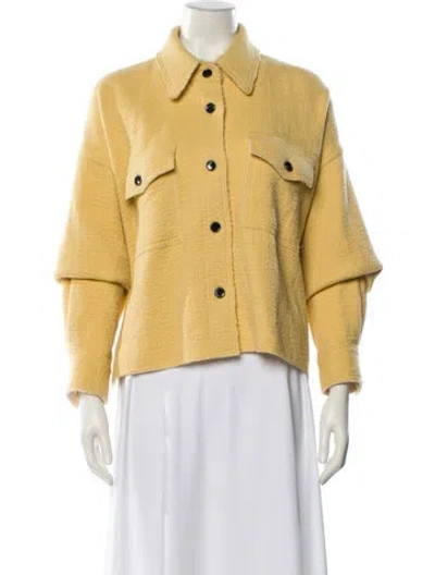 Pre-owned Isabel Marant Wool Coat In Yellow