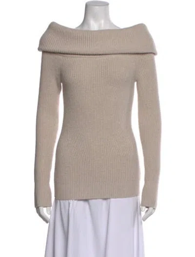 Pre-owned Isabel Marant Wool Cowl Neck Sweater W/ Tags In Neutral