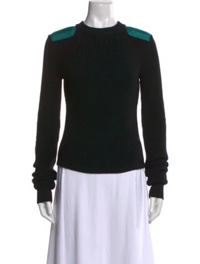 Pre-owned Isabel Marant Wool Crew Neck Sweater In Black