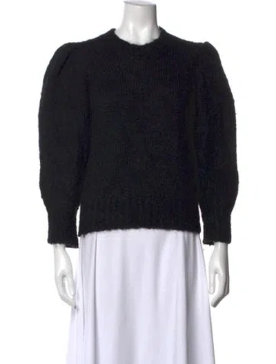 Pre-owned Isabel Marant Wool Crew Neck Sweater In Black