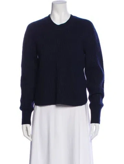Pre-owned Isabel Marant Wool Crew Neck Sweater In Blue