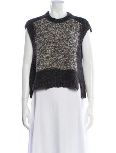 Pre-owned Isabel Marant Wool Crew Neck Sweater In Brown