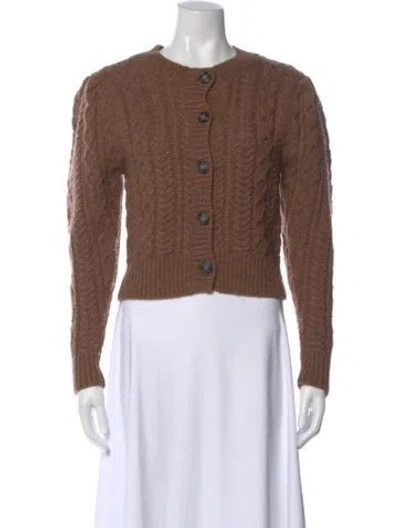 Pre-owned Isabel Marant Wool Crew Neck Sweater In Brown