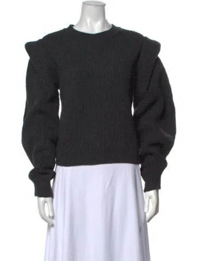 Pre-owned Isabel Marant Wool Crew Neck Sweater In Grey