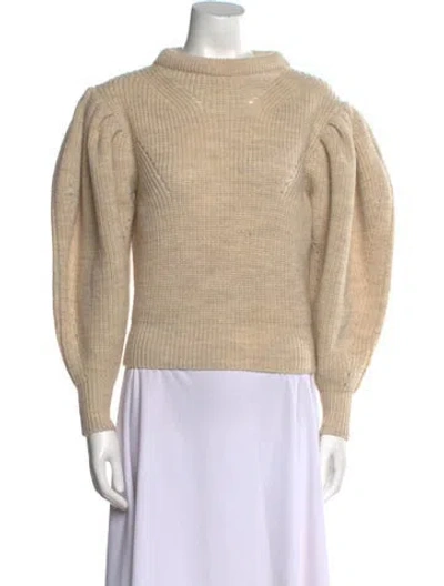 Pre-owned Isabel Marant Wool Crew Neck Sweater In Neutral